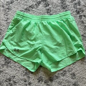 Under Armour Women's Mint Green Athletic Shorts